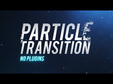 Particle Text Disintegration Effect (NO PLUGINS)