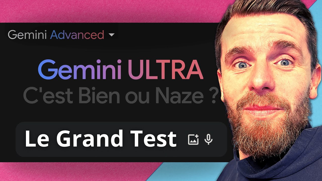 Je m'abonne à Gemini Advanced (ChatGPT Plus de Google)