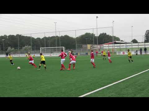 Eerste helft DOVO JO11-3 - CJVV JO11-3