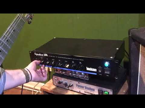 Lexicon Signature 284 All Tube Class A Stereo Recording Amplifier and Direct Source Late 1990s - Black image 4