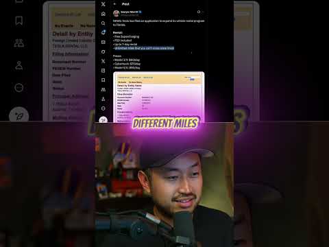 ❗️TESLA APPLIED FOR DAILY RENTAL PROGRAM IN Florida ⚡️ save $2,500 📌 link in bio