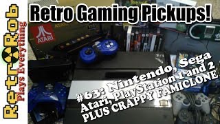 Retro Game Haul #63: Atari, Sega, Playstation 1 and 2 Plus Famiclone