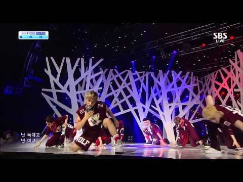1080p HD EXO   WOLF @ SBS Inkigayo 130721 1