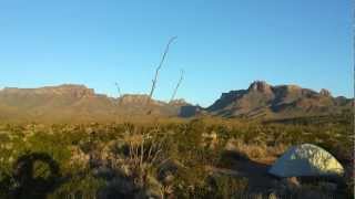 Big Bend National Park.  Robbers Roost Campsite on Juniper Trail