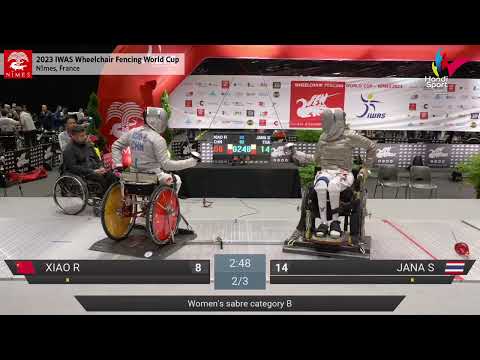 Every Touch From The Nimes 2023 Men's Foil And Women's Sabre Para World Cup