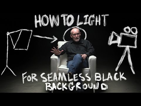 How to Light an Interview with Seamless Black Background - Filmmaking Tutorial