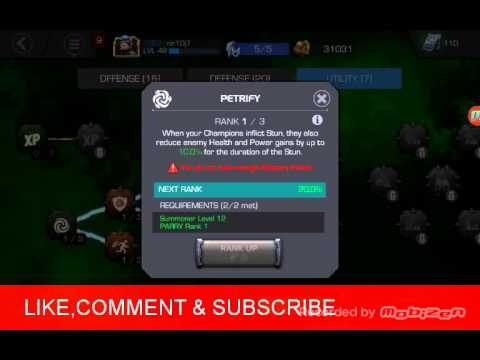 Marvel contest of champions-Perfect masteries for increasing PI of champs