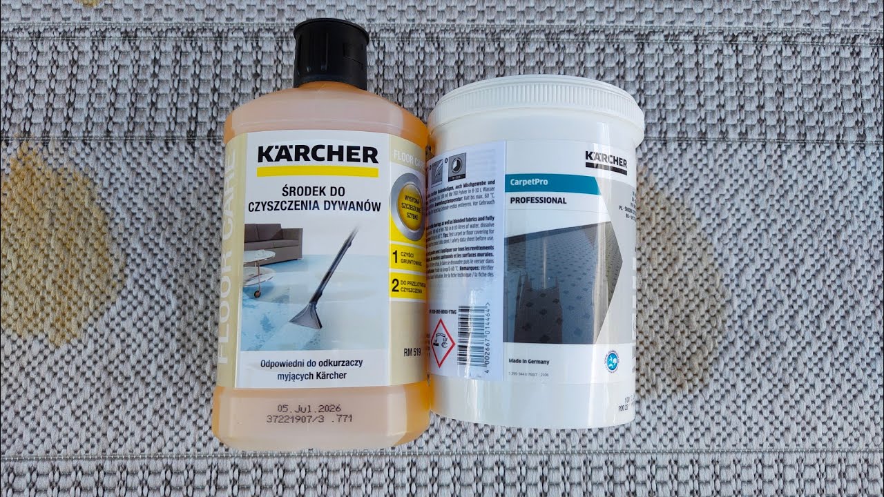 Karcher chemia do prania tapicerki .Test RM 760 vs 519