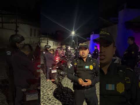 En Antigua Guatemala, Sacatepéquez, PNC ha reforzado la seguridad.