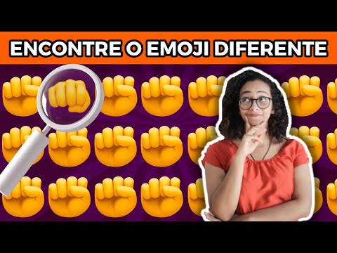 Encontre o Emoji Diferente em 20 Segundos | QuizTube