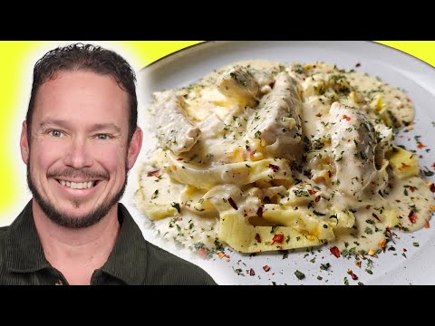 Quick & Easy 2 Ingredient Keto Noodles AND Keto Chicken Fettucine Alfredo