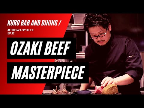 Incredible Japanese Wagyu cooked two ways by Michelin Chef Taka Teramoto | Kuro Bar and Dining