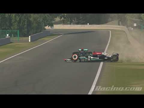 Tire Failure Big Crash in Realistic Mercedes W12 At SPA