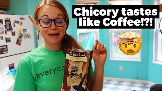 FIRST TIME trying Chicory Herbal Drink: Alternative to Coffee!?!