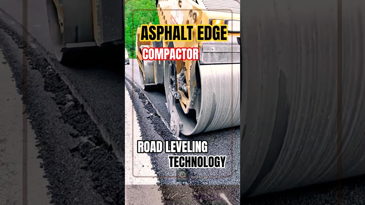 Asphalt Edge Compactor Tool for Road Leveling Technology