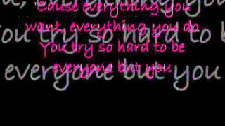 Pink try too hard. lyrics...x