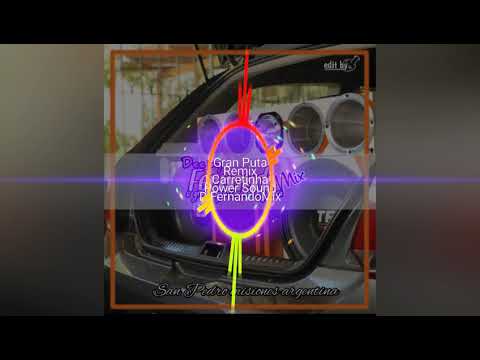 Cd Carretinha Power Sound, Remix Fondo Blanco, Gran Puta!! Djfernandomix