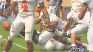 TEXAS LONGHORNS ORANGE & WHITE SCRIMMAGE COLT MC COY