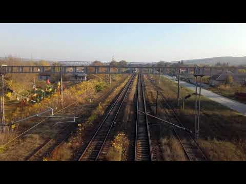 Trenul IR 1765 Iaşi-Timişoara Nord oprire în gara Dolhasca