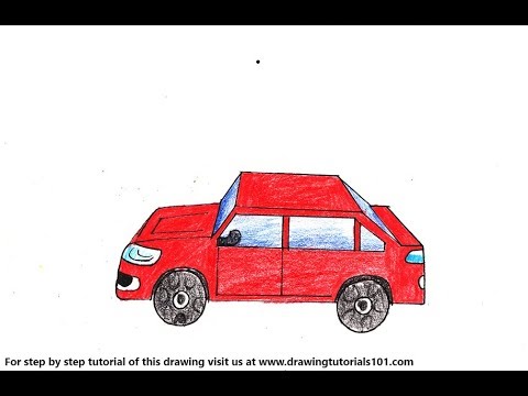 How to Draw a One Point Perspective Car Step by Step -...