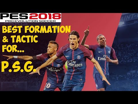 PES 2018 BEST FORMATION & TACTIC for PSG | Getting the most out of Neymar!