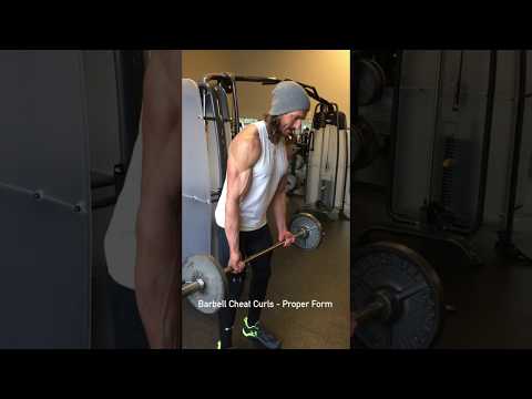 Barbell Cheat Curls  Proper Form