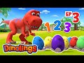 Let S Count With Dinosaurs Dinosaur Cartoon Pinkfong Dinosaurs For Kids