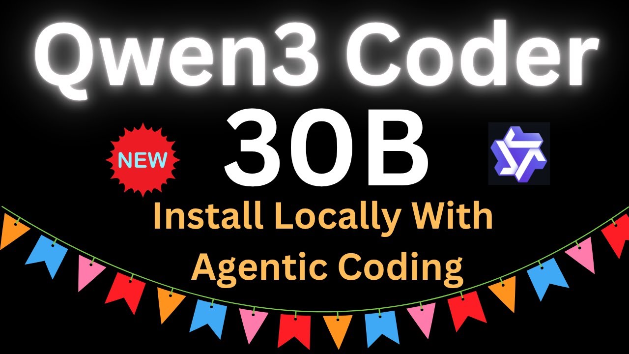 Install Qwen3-Coder-30B Flash Locally with Agentic Coding and Tool Use