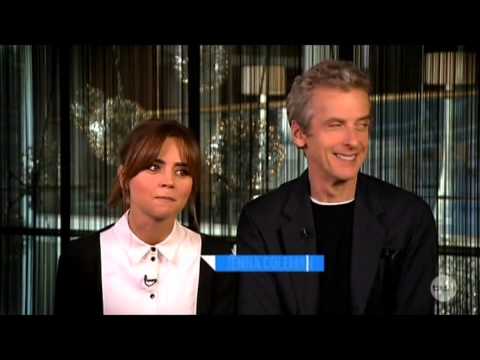 Doctor Who in Australia - Peter Capaldi and Jenna Coleman on Network Ten's The Project - 12/8/2014