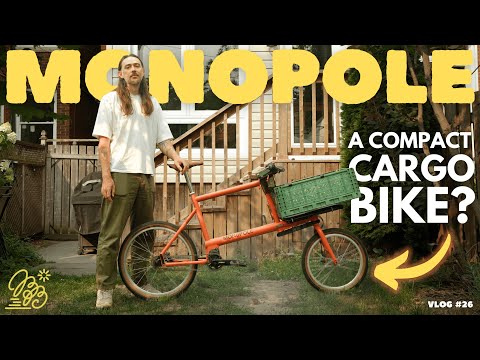 New Cargo Bike Day | The Monopole Toolbike Is Small But MIGHTY!
