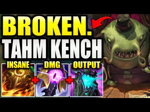 RIOT JUST BUFFED TAHM KENCH (Jungle) & NOW HIS DAMAGE IS INSANE