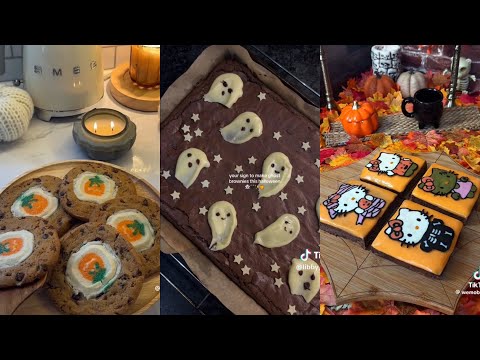 Aesthetic Halloween Baking Tiktoks