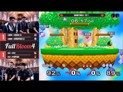 Full Bloom 4 - Chudat & Hungrybox vs. SFAT & PewPewU - Grand Finals - SSBM
