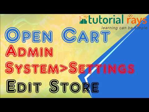 4 OpenCart Admin Settings Stores | OpenCart Stores Configuration