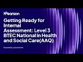 Internal Assessment BTEC National AAQ In Health And Social Care