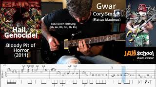 Gwar Hail, Genocide! Guitar solo with TAB (Cory Smoot)