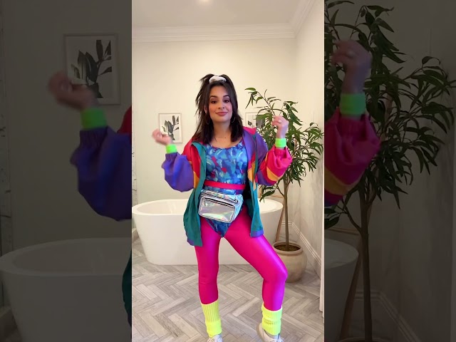 Vídeo relacionado con Aomig Disfraz Años 80, Accesorios Mujer de Ropa, Camiseta Neón Accesorios Parte Superior Red, Disfraz Mujer Adecuado Fiesta Carnaval Fiesta Cumpleaños Halloween, Verde