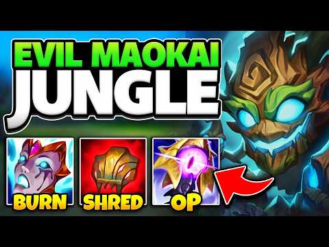 MAOKAI JUNGLE IS THE MOST EVIL THING YOU CAN PLAY! (TAKE OVER THE ENTIRE MAP)