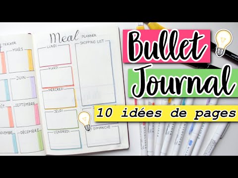 • Bullet Journal: 10 idées de pages⎪ZoWé