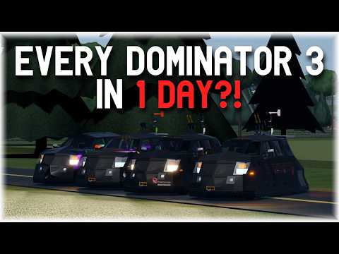 Trying To Intercept Tornadoes With Every Dominator 3 In 1 Day! | Roblox Twisted 1.21.2