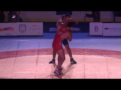 JR WORLD GR - 96 kg finals - Nuruyev (AZE) dec. Kim (KOR)