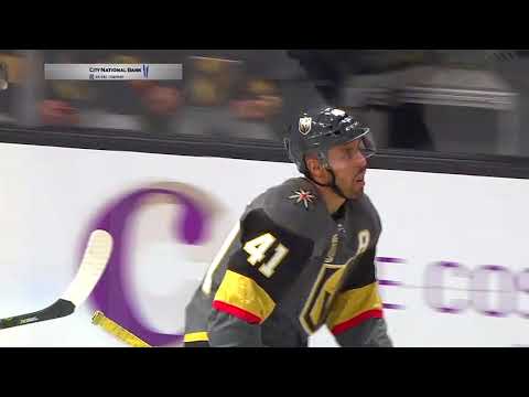 Bellemare backhands Tuch's feed past Andersen