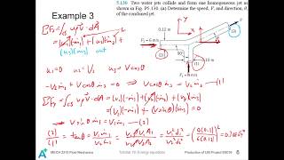 MECH 2210 Fluid Mechanics Tutorial 18 - Energy equations