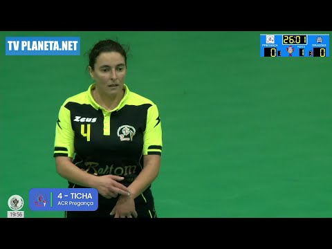 Resumo Futsal Feminino: PREGANÇA 1x0 DRAGÕES - 2ª Fase - 1ª Divisão AFL 2021/22