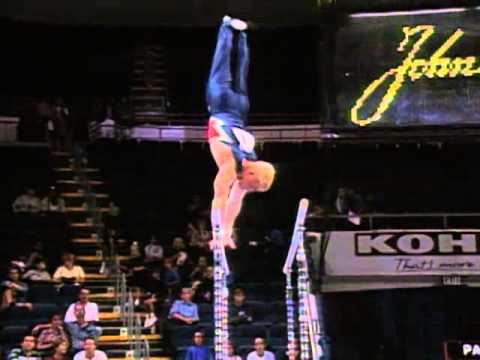 Jason Gatson - Parallel Bars - 1998 U.S Gymnastics Championships - Men