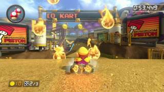 DS Wario Stadium - 1:47.282 - Nγ☆すけっと (Mario Kart 8 World Record)