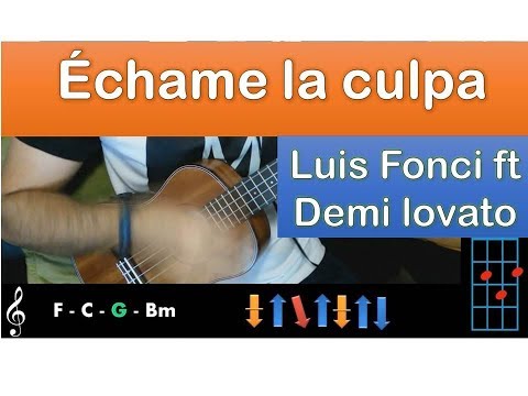 Luis Fonsi, Demi Lovato - Échame la culpa / Ukulele tutorial / MoroMusicPiano