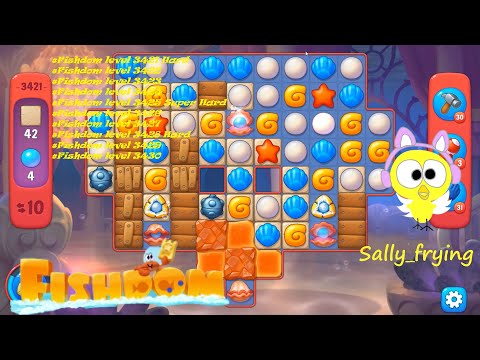 Fishdom level 3421 to 3430