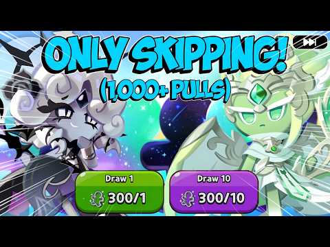 OMG! 1,000+ Pulls But I Have To Skip EVERY PULL! | COOKIE RUN KINGDOM GACHA OPENING