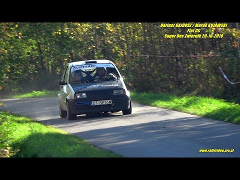 Dariusz GAJDOSZ / Marek KUJAWSKI - Fiat CC - Super Oes Zwiernik 20-10-2019
